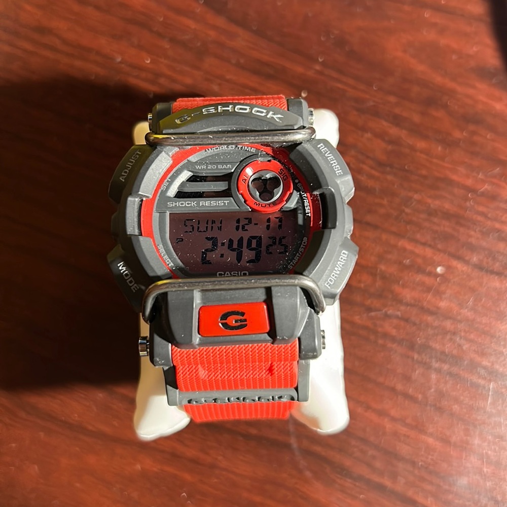 Casio G-Shock Red and Black Men's Watch